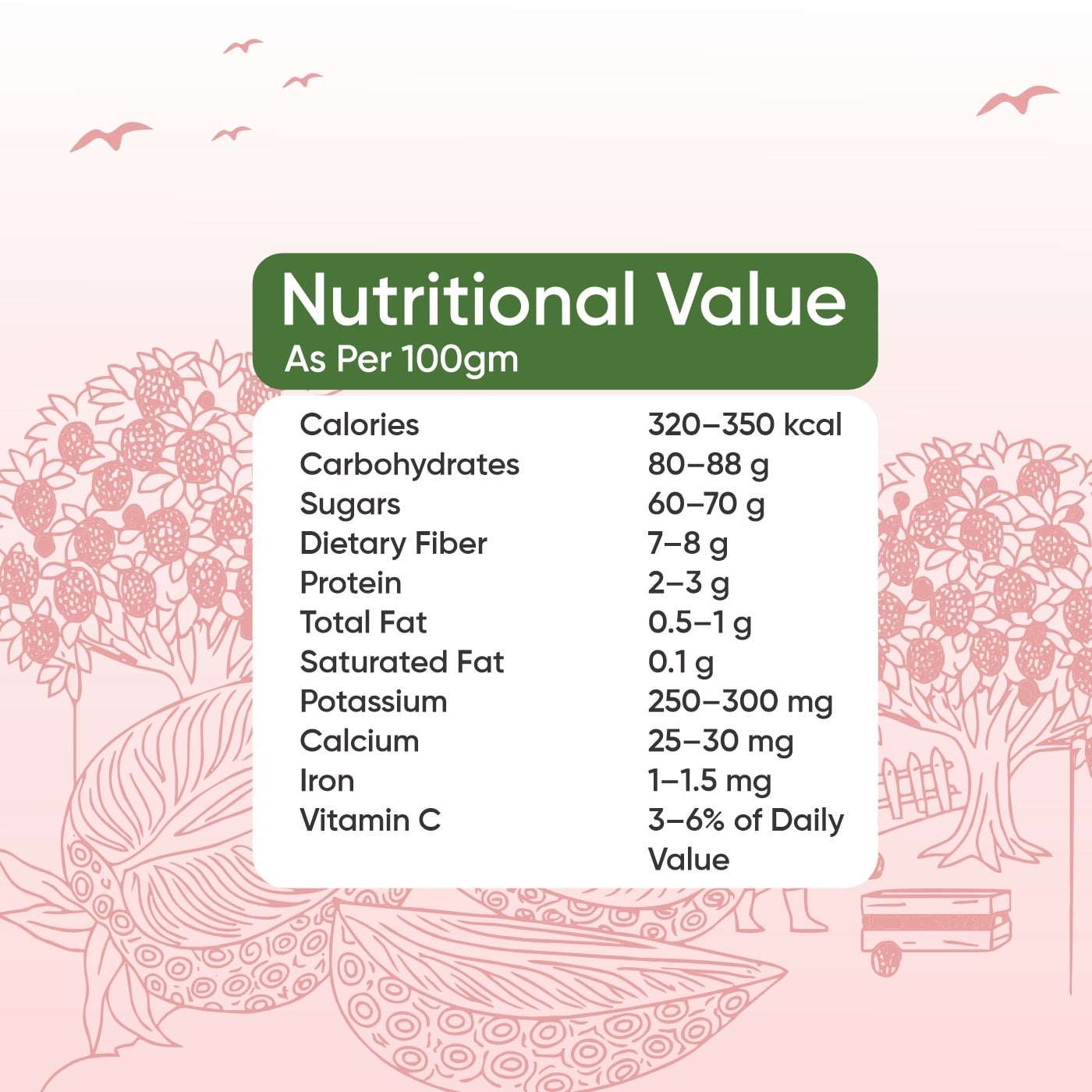dried strawberry Nutritional-min